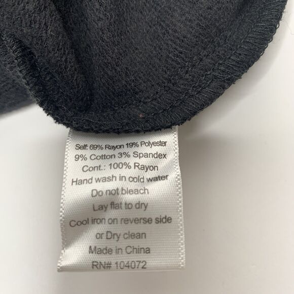 Barneys New York Sweatshirt Womens Asymmetrical Zip Cardigan lightweight Soft SM - Picture 9 of 13